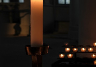 Evening prayer in the Cathedral