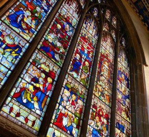 Stained glass window