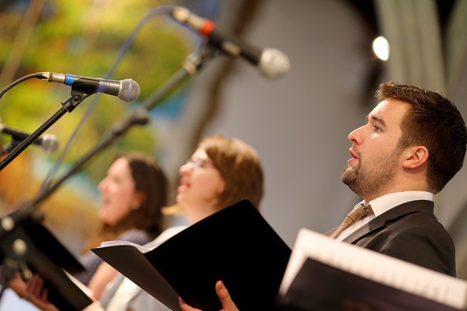 People singing